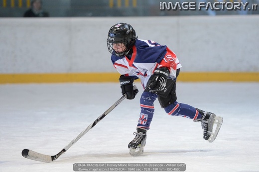 2013-04-13 Aosta 0415 Hockey Milano Rossoblu U11-Besancon - William Golob